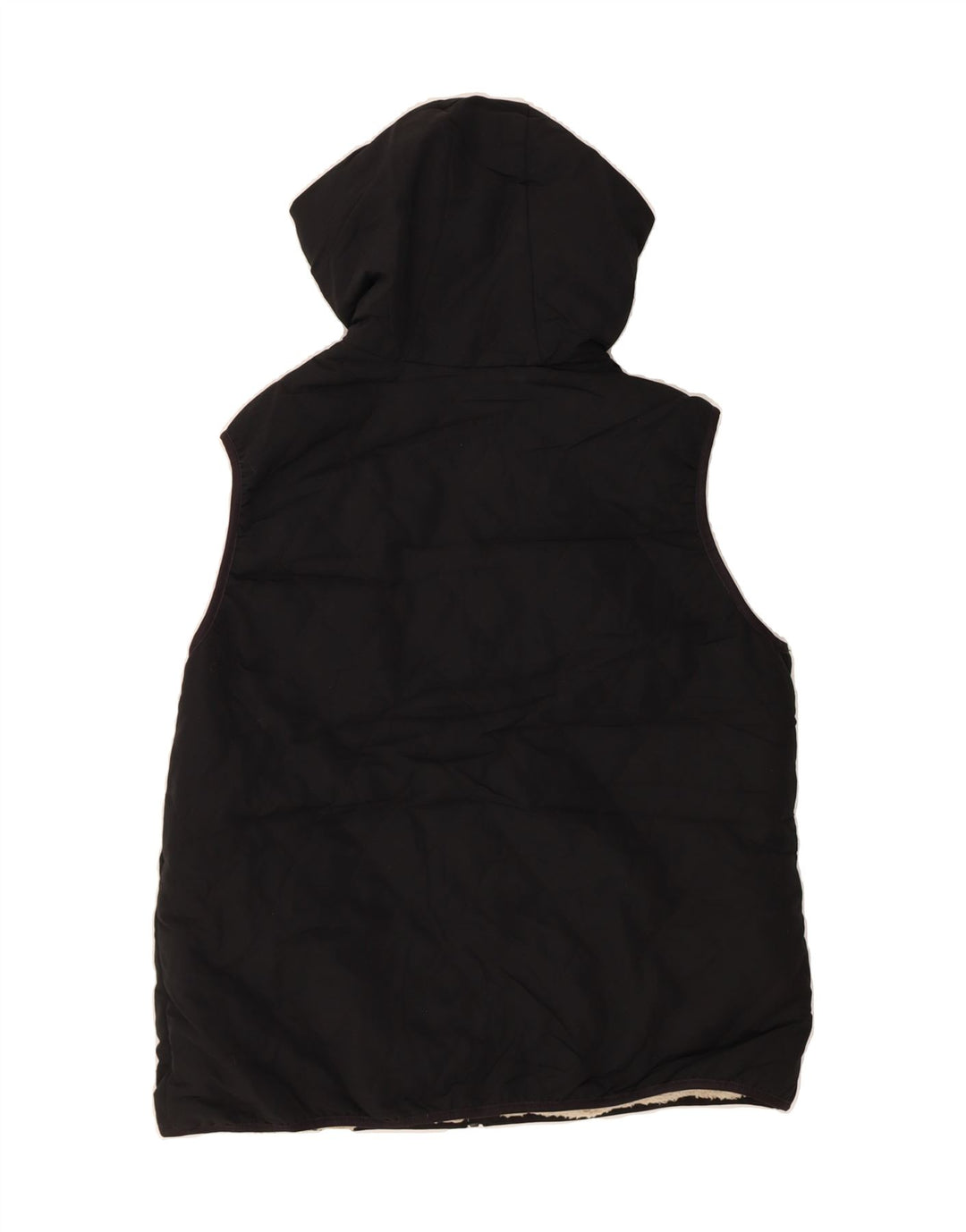 EDDIE BAUER Womens Hooded Quilted Gilet UK 18 XL Black Polyester Vintage Eddie Bauer and Second-Hand Eddie Bauer from Messina Hembry 