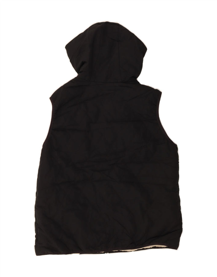 EDDIE BAUER Womens Hooded Quilted Gilet UK 18 XL Black Polyester Vintage Eddie Bauer and Second-Hand Eddie Bauer from Messina Hembry 