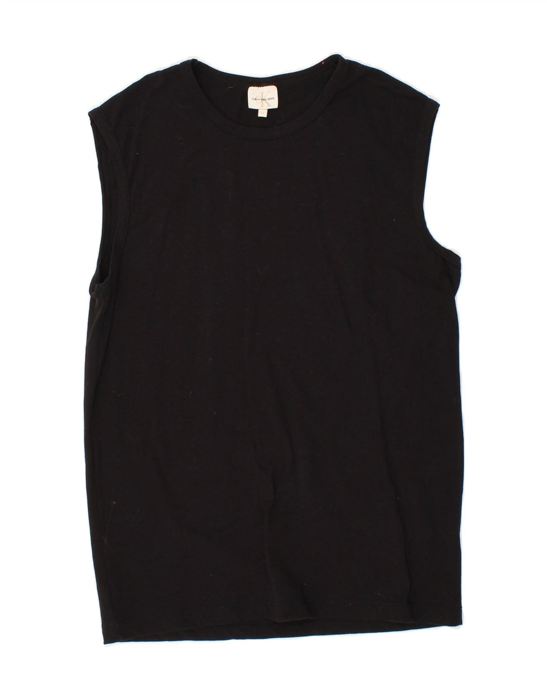 CALVIN KLEIN JEANS Womens Vest Top UK 18 XL Black Vintage Calvin Klein Jeans and Second-Hand Calvin Klein Jeans from Messina Hembry 