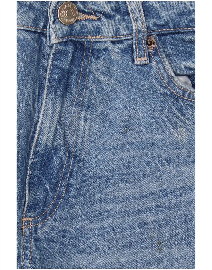 Zara Dame Straight Jeans EU 40 Medium W30 L31 Blå
