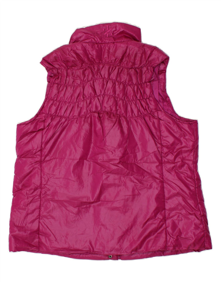 IZOD Womens Padded Gilet UK 18 XL Pink Polyester Vintage Izod and Second-Hand Izod from Messina Hembry 