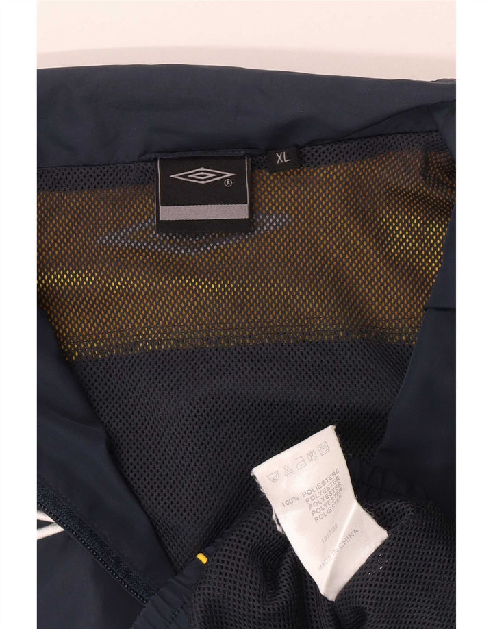 Umbro Træningsdragt til mænd Topjakke XL Marineblå Colourblock Polyester