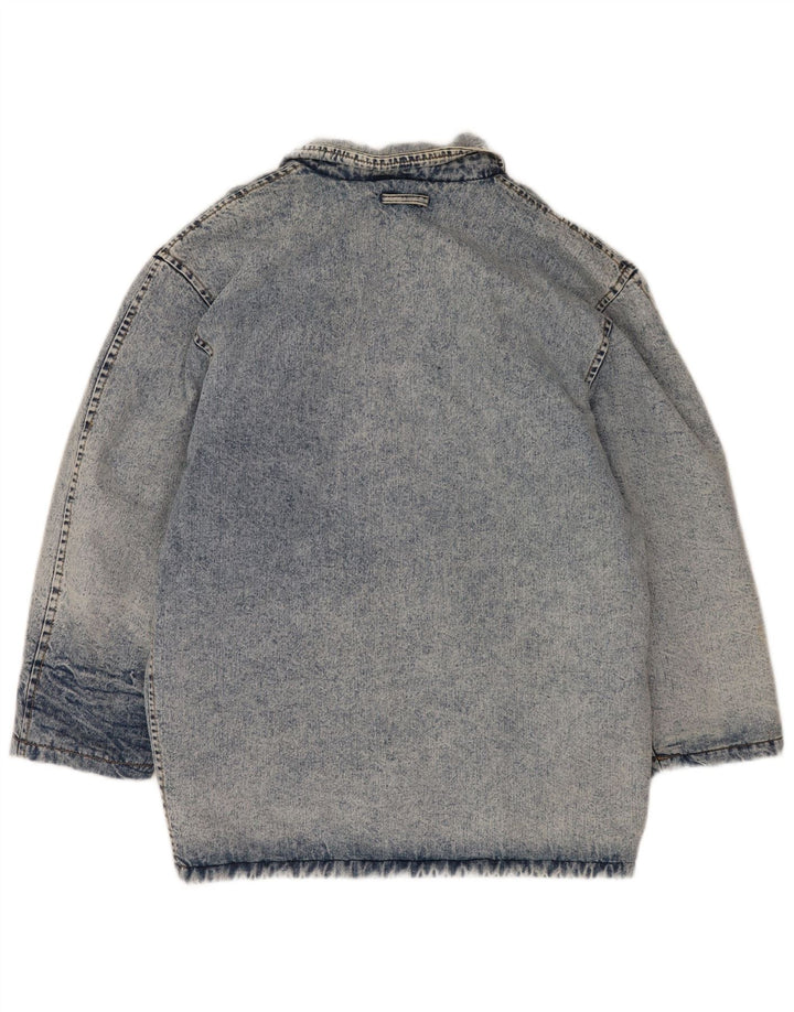 Vintage Dame Denim Jacket UK 16 Large Blue