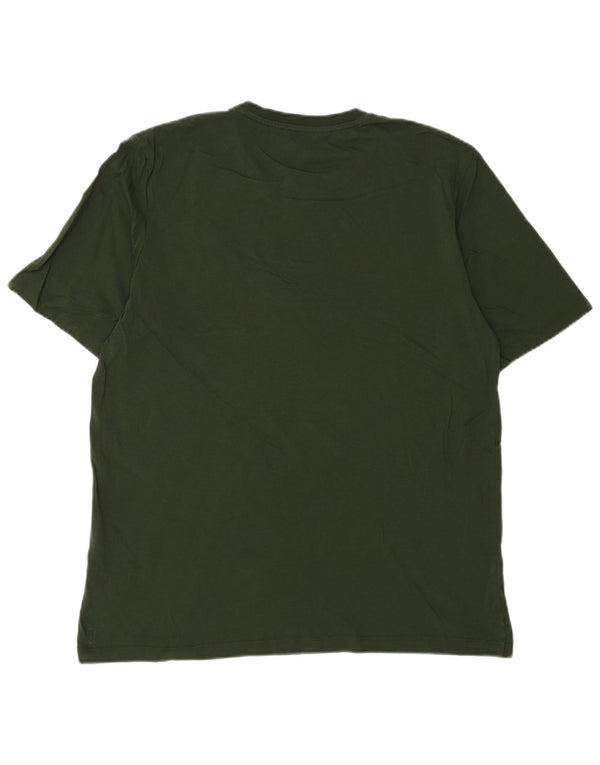 Jack & Jones Herre grafisk T-shirt Top Stor grøn bomuld