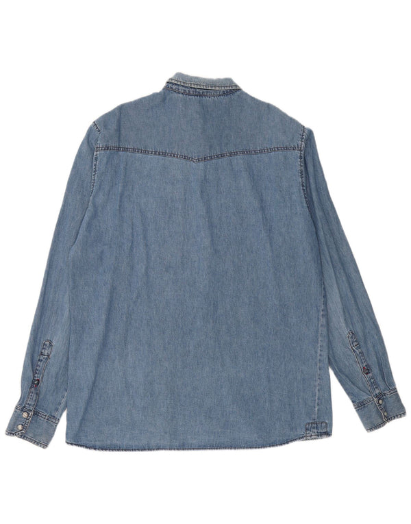 Charro Herre Denim Shirt 2XL Blå Bomuld