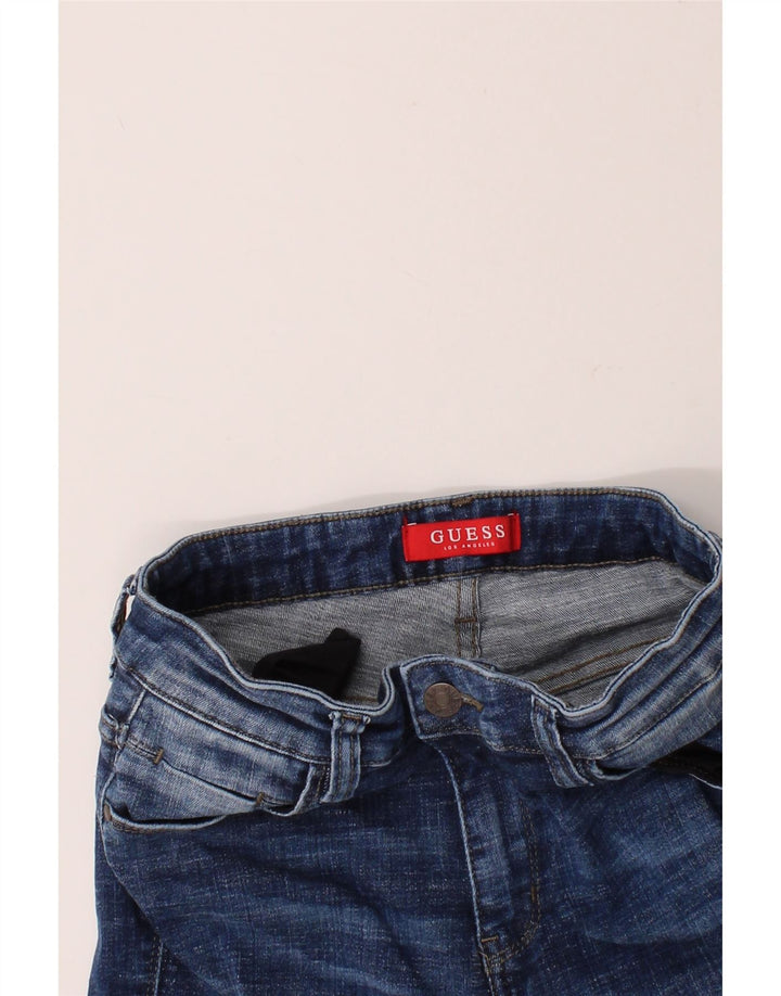 GUESS Womens Skinny Jeans W30 L30 Blue Vintage Guess and Second-Hand Guess from Messina Hembry 