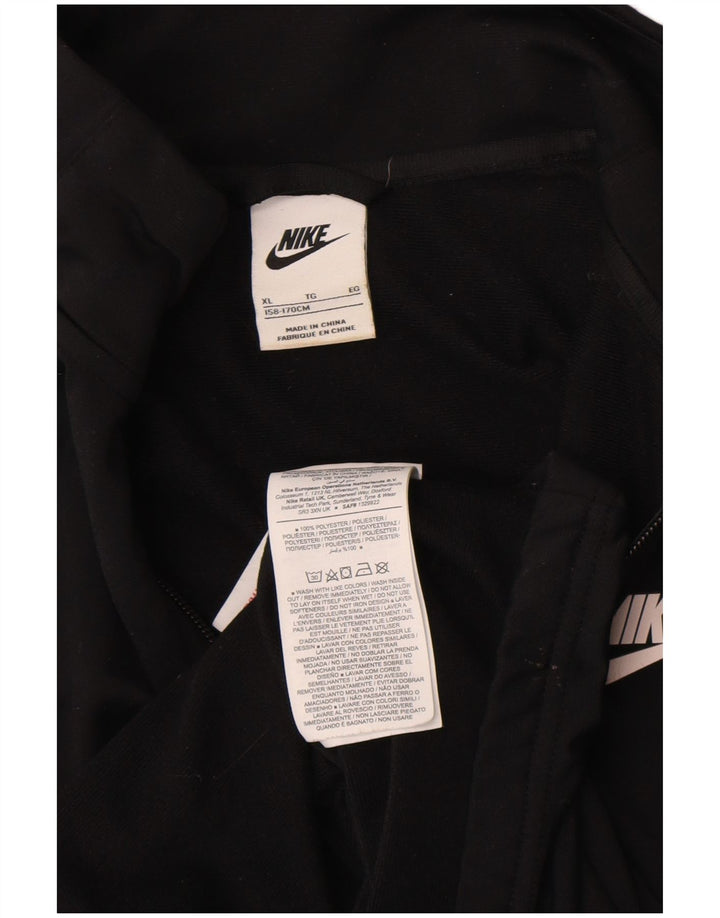 Nike Boys træningsdragt topjakke 13-14 år XL Sort polyester
