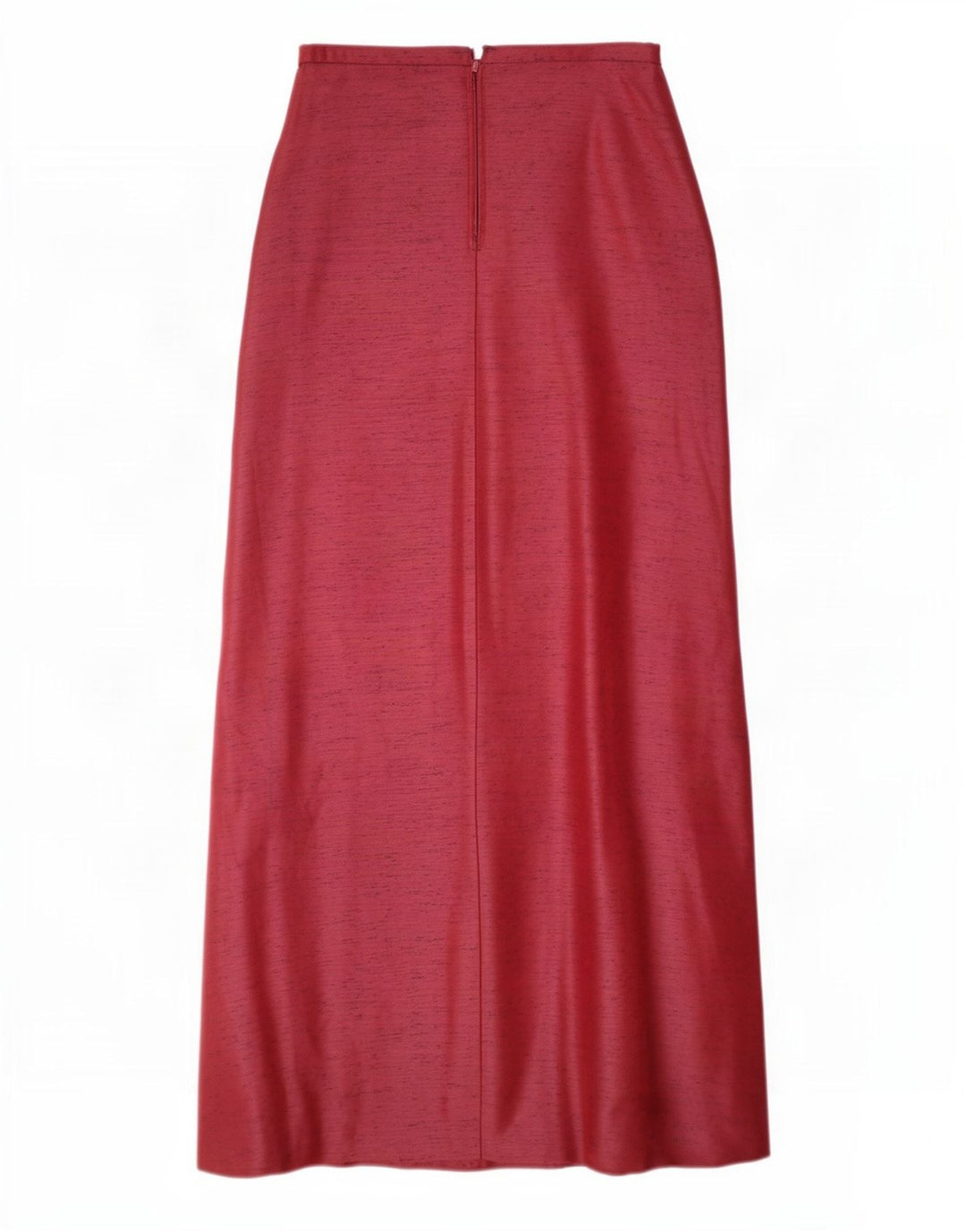 Vintage dame Maxi Nederdel Medium W28 Rød Flecked