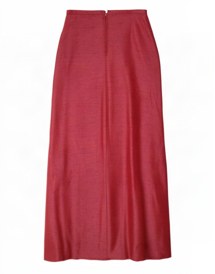 Vintage dame Maxi Nederdel Medium W28 Rød Flecked