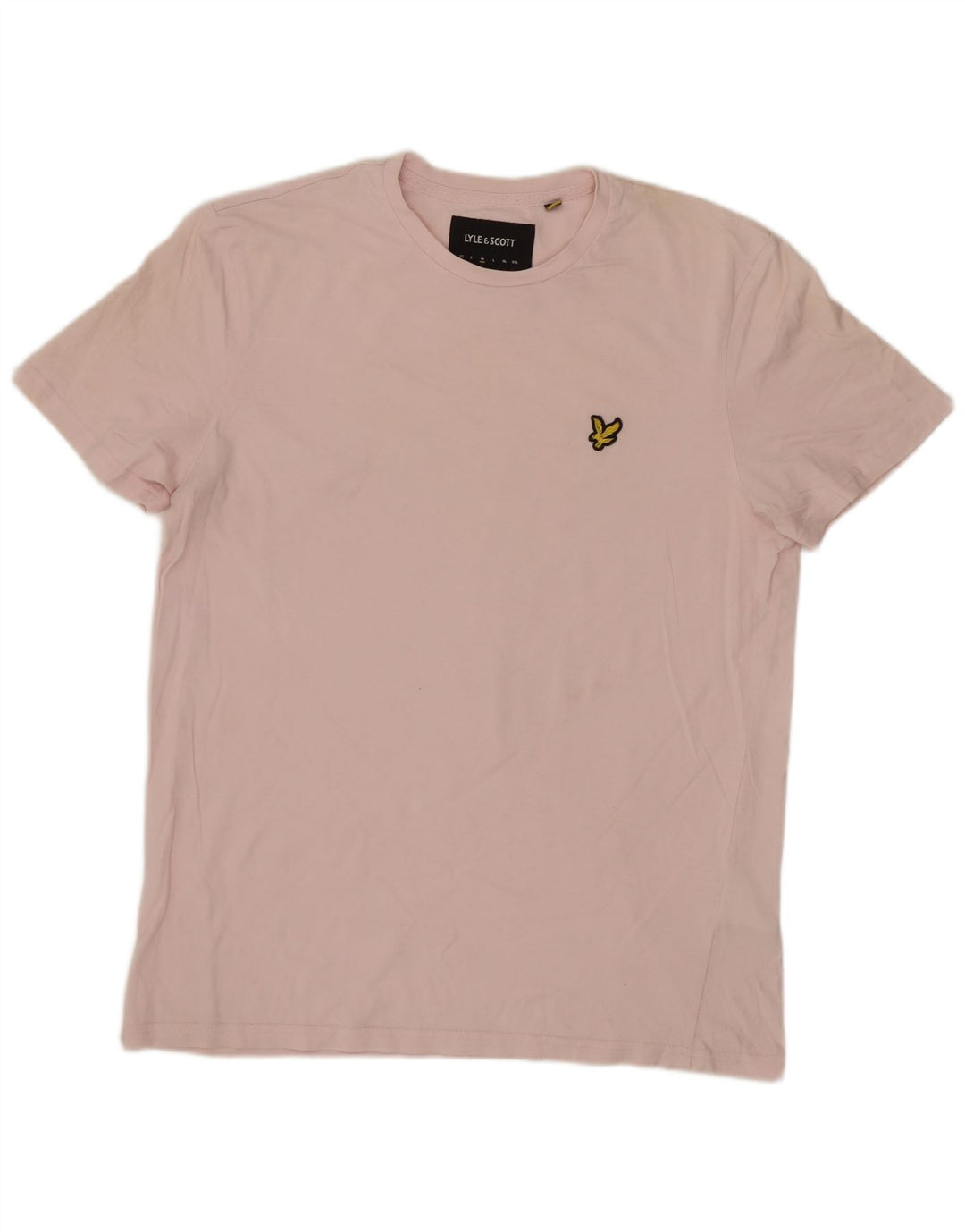 LYLE & SCOTT Herre T-shirt Top Medium Pink Bomuld
