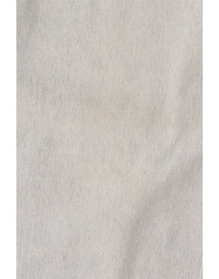Vintage kvinders grafiske tilspidsede jeans W32 L32 blå
