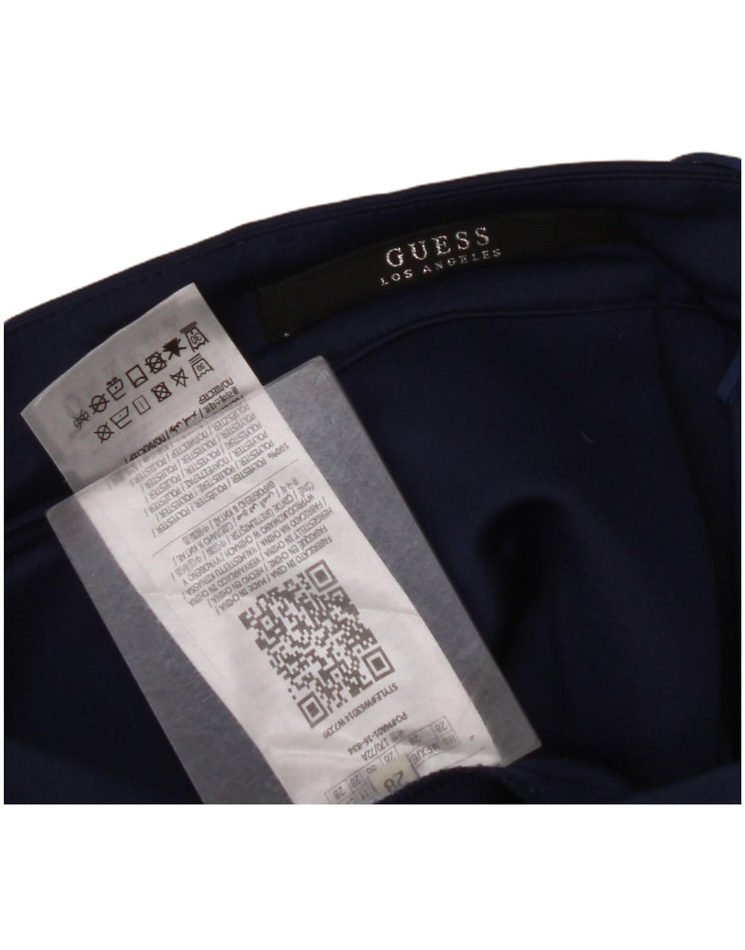 GUESS A-line nederdel til kvinder W28 Medium marineblå polyester