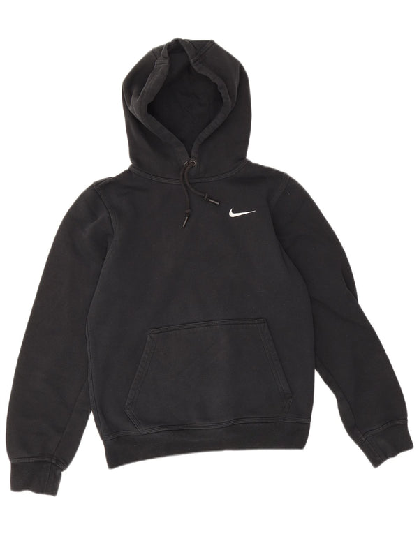 Nike Dame Hættetrøje UK 6 XS Sort Bomuld
