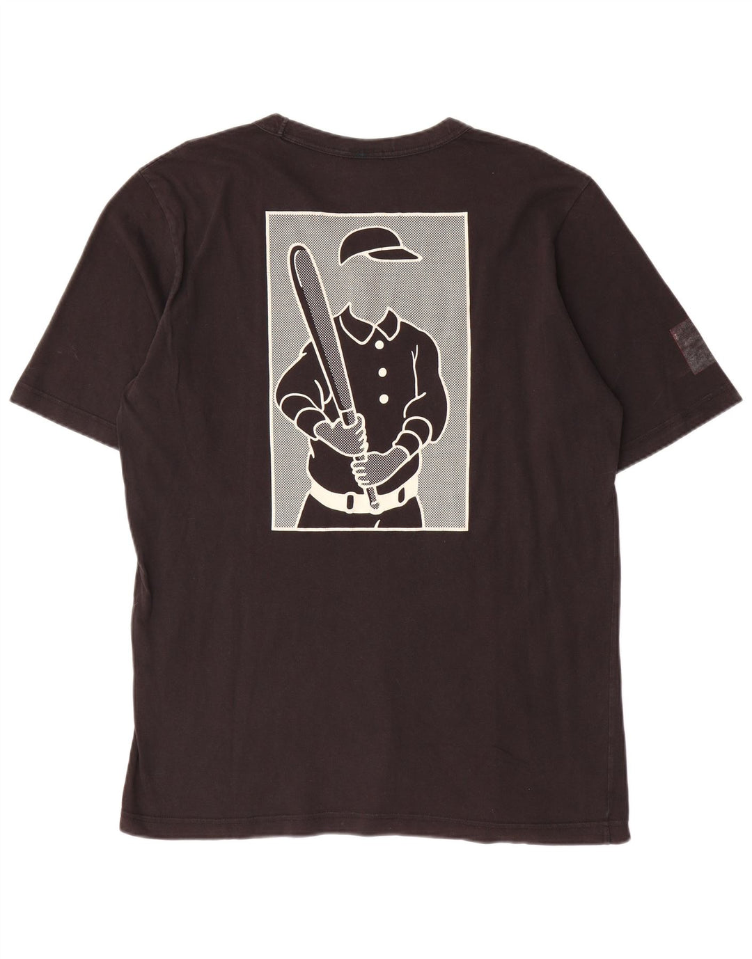 Champion Herre Grafisk T-Shirt Top XL Sort