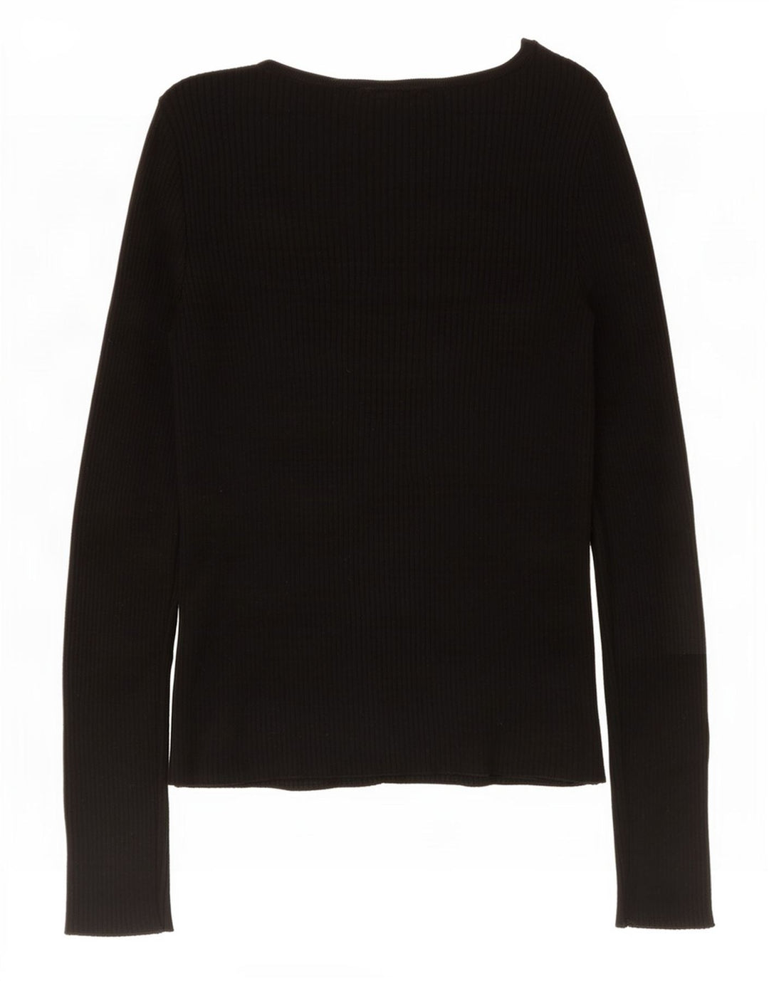 Marks & Spencer Dametop Langærmet UK 8 Small Black Viscose