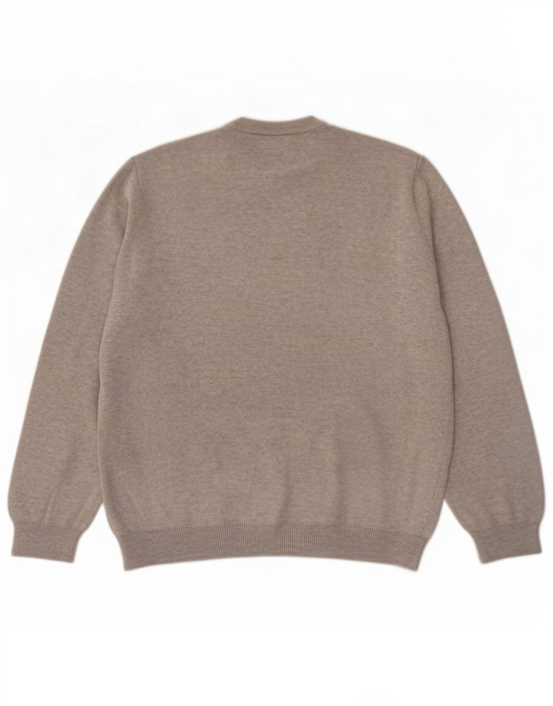 Marks & Spencer Herre V-hals trøje Sweater Large Grå Flecked Bomuld