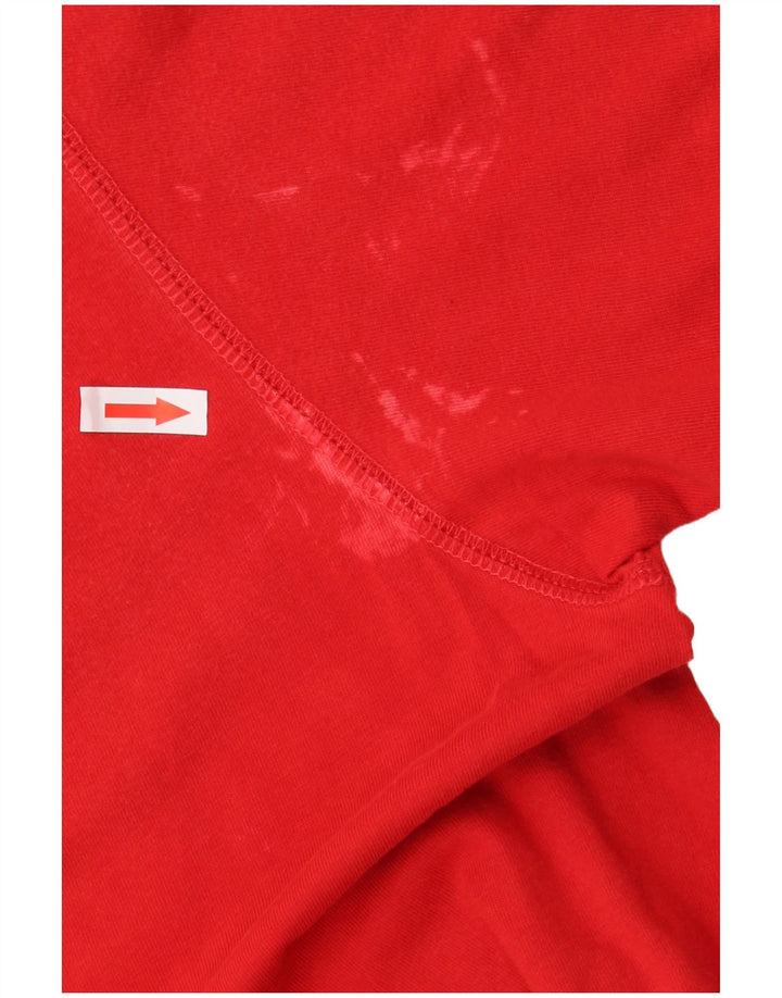 Nike T-shirt top til mænd UK 47/48 2XL rød bomuld