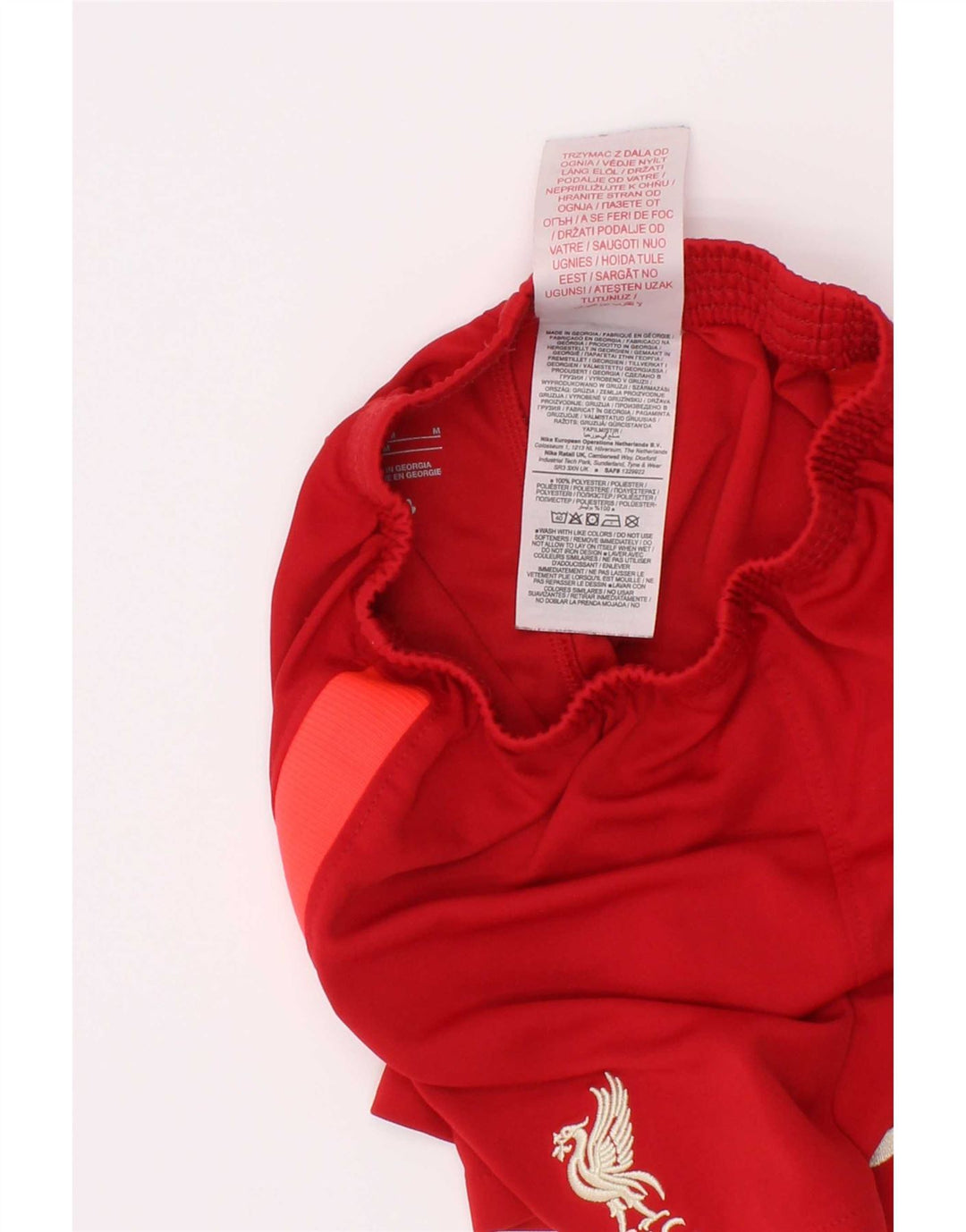 Nike Boys Liverpool Sports Shorts 5-6 år Medium Rød Colourblock Polyester