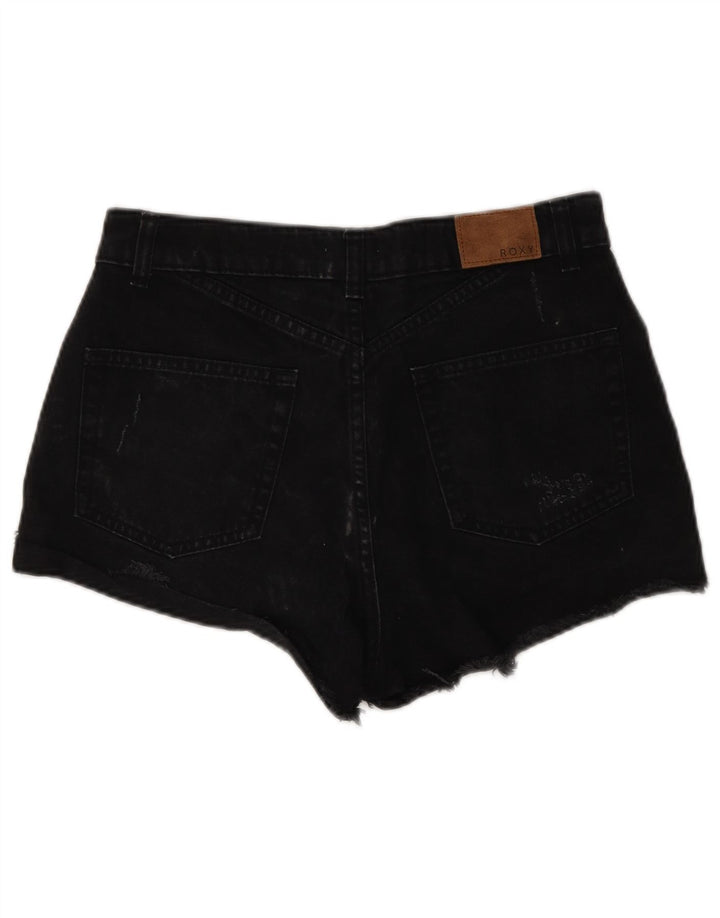 Roxy Dame Denim Hot Pants W29 Medium Sort Bomuld