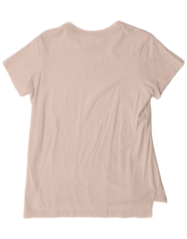 NIKE piger grafisk t-shirt top 13-14 år XL Hvid