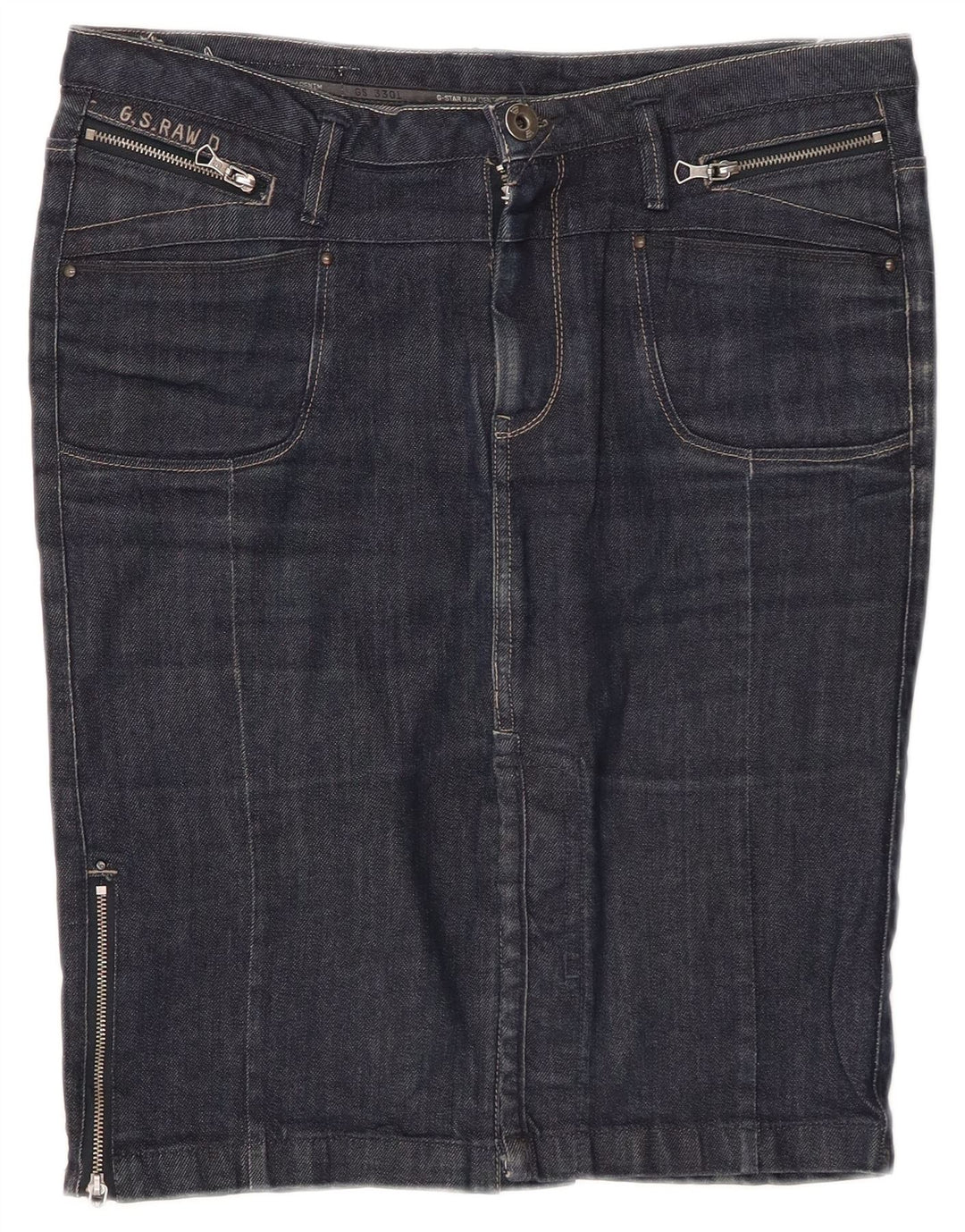 G-STAR Dame Denim Nederdel W30 Medium Navy Blue