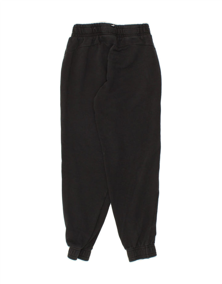 PUMA Boys Tracksuit Trousers Joggers 11-12 Years  Black Vintage Puma and Second-Hand Puma from Messina Hembry 