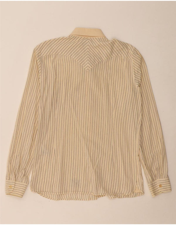 LEVI'S Herreskjorte Medium Beige Stribet Bomuld