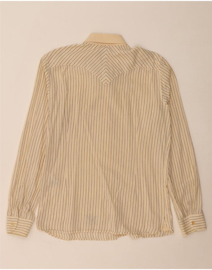 LEVI'S Herreskjorte Medium Beige Stribet Bomuld