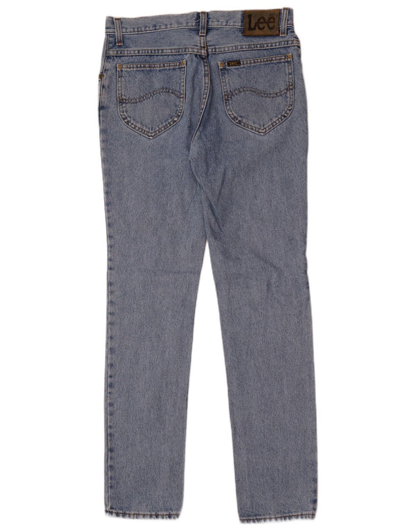 Lee Dame Harlem Straight Jeans US 12 Large W30 L32 Blå Bomuld