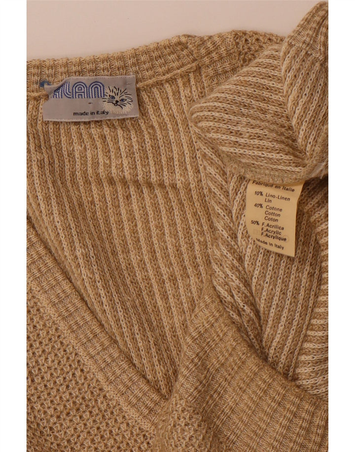 VINTAGE Herrevest Tank Top Medium Beige Linned