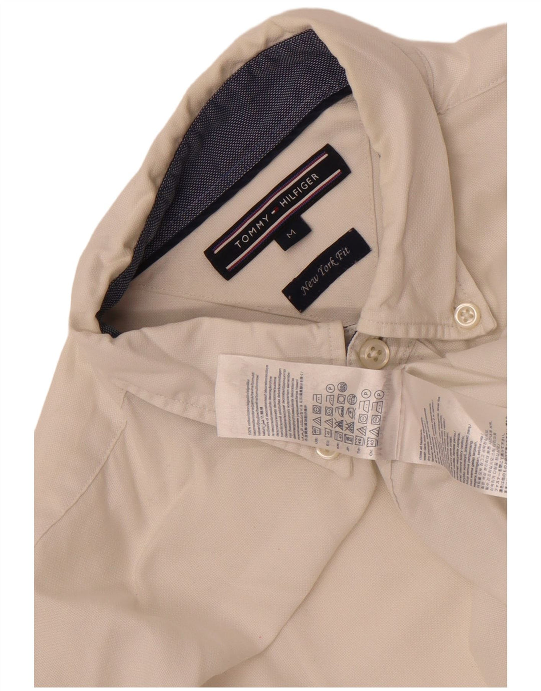 Tommy Hilfiger Herre New York Fit skjorte Medium hvid bomuld