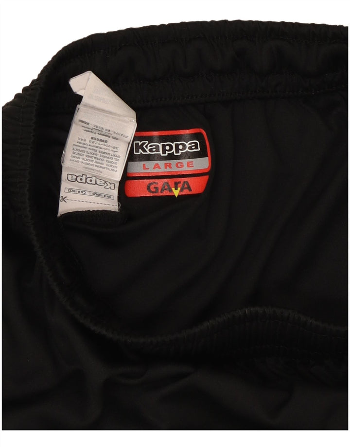 Kappa Boys Gara Graphic Sportshorts 11-12 År Stor Sort Polyester