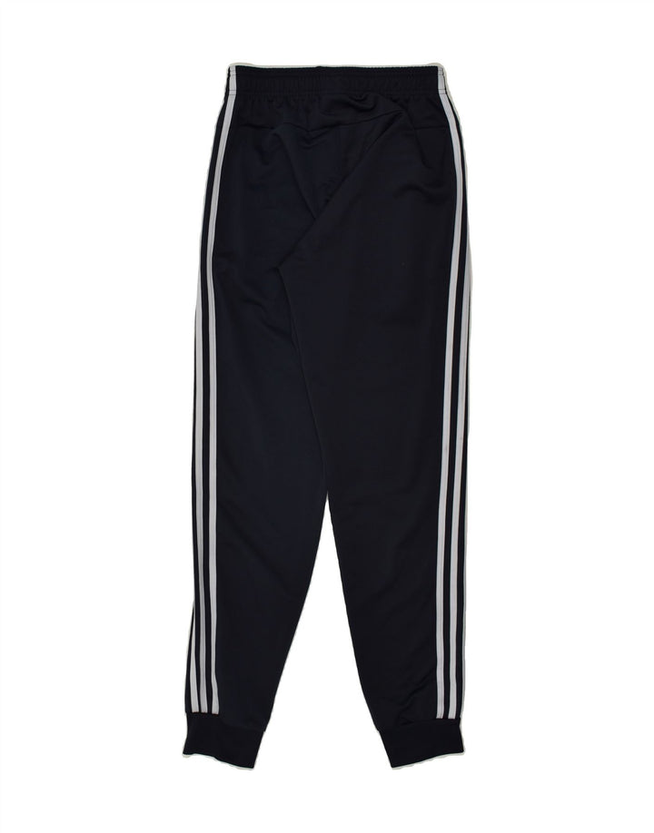 ADIDAS Mens Tracksuit Trousers Joggers XS Navy Blue Polyester | Vintage Adidas | Thrift | Second-Hand Adidas | Used Clothing | Messina Hembry 