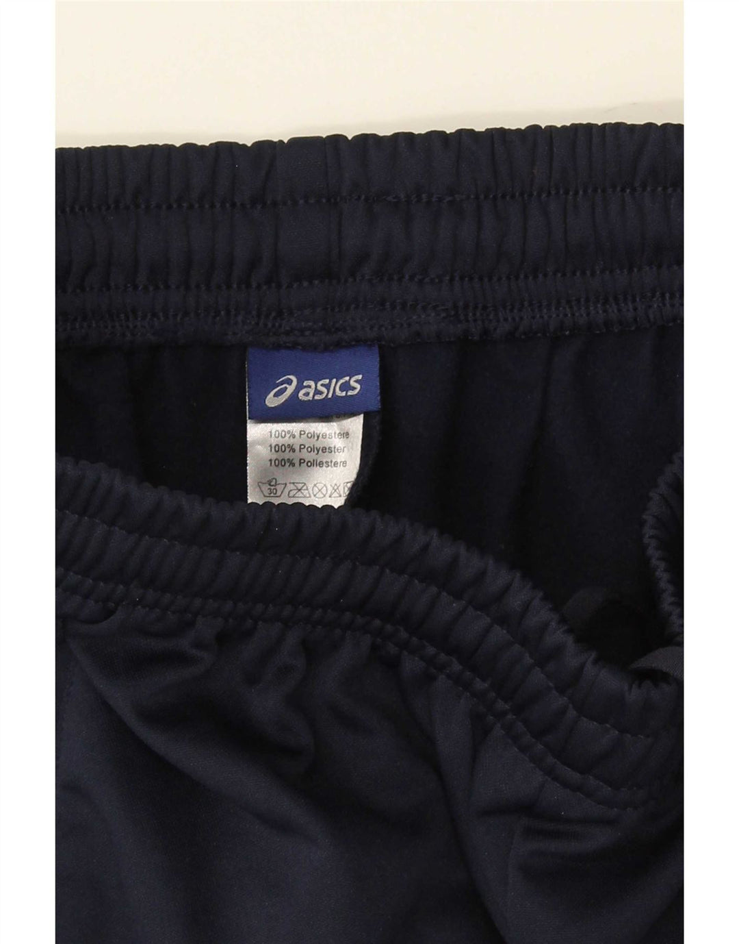 Asics Herre træningsdragt Bukser Joggers Small Navy Blue Polyester
