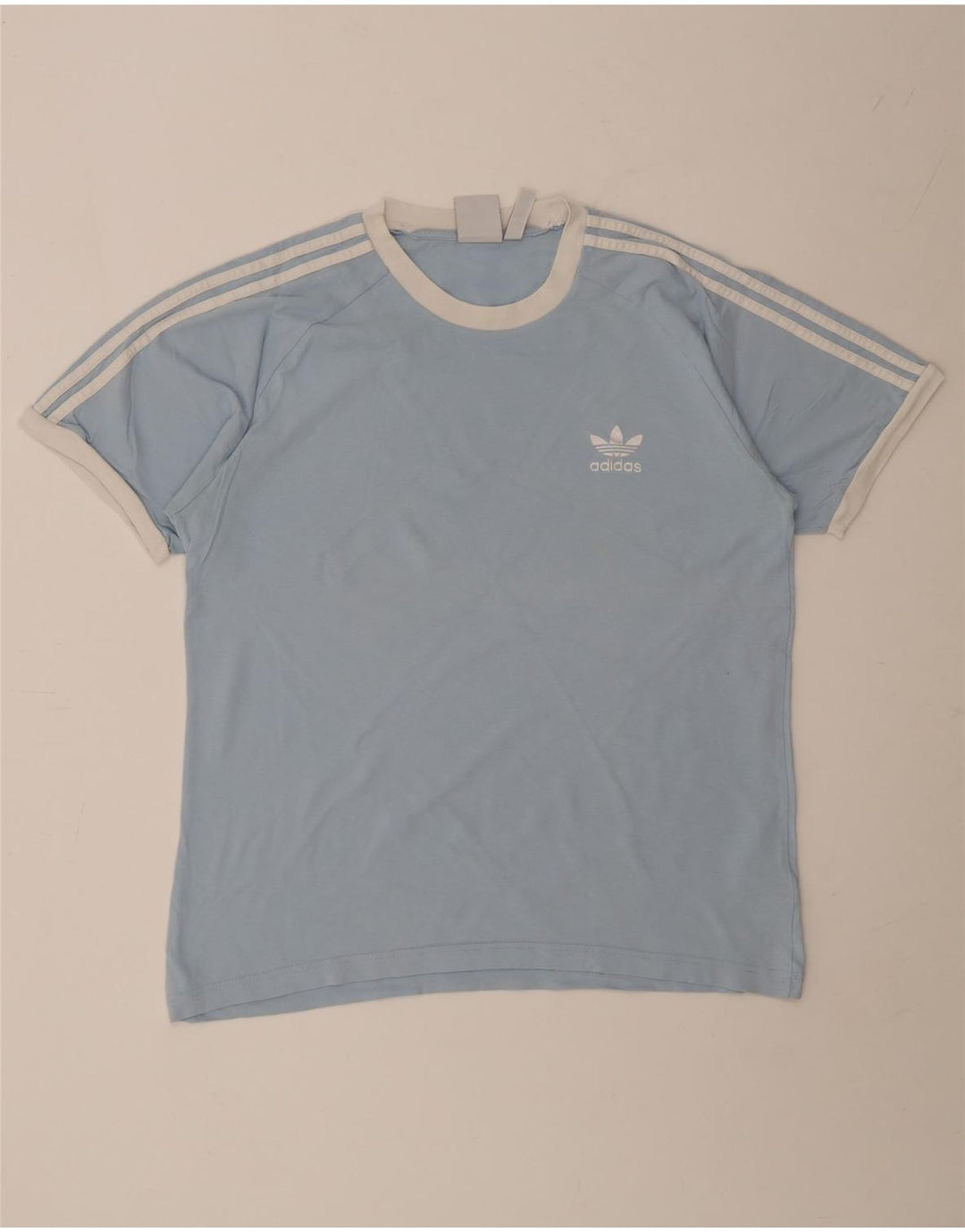 Adidas Herre T-Shirt Top Stor Blå Bomuld