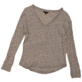 Massimo Dutti Dame Top Langærmet UK 12 Medium Grå Flecked