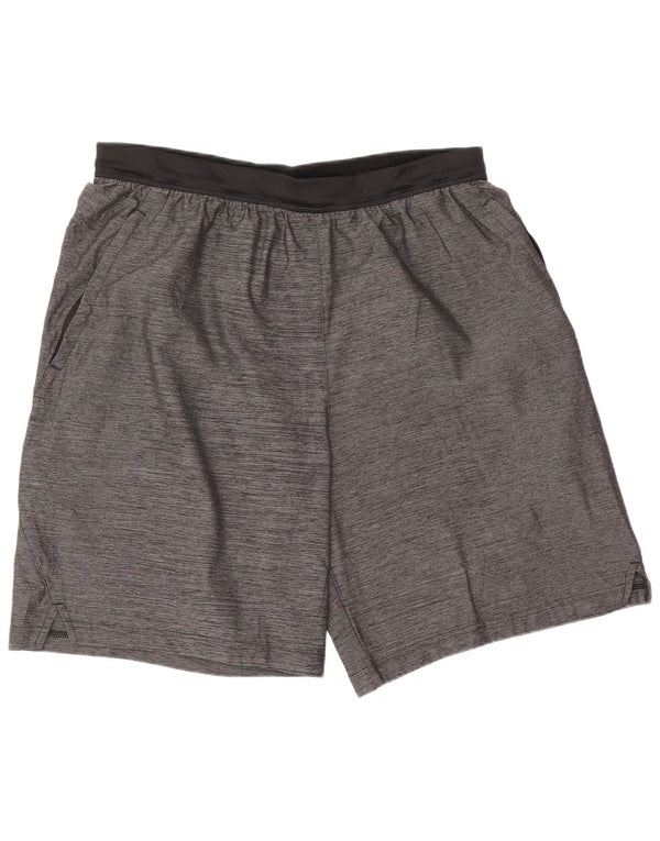 Adidas Sports Shorts til mænd XL Grå Flecked Polyester Sports