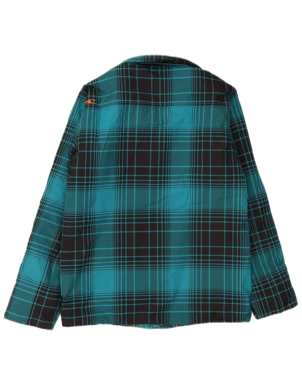 O'Neill Boys Utility Jacket 13-14 år Blå Plaid Polyester