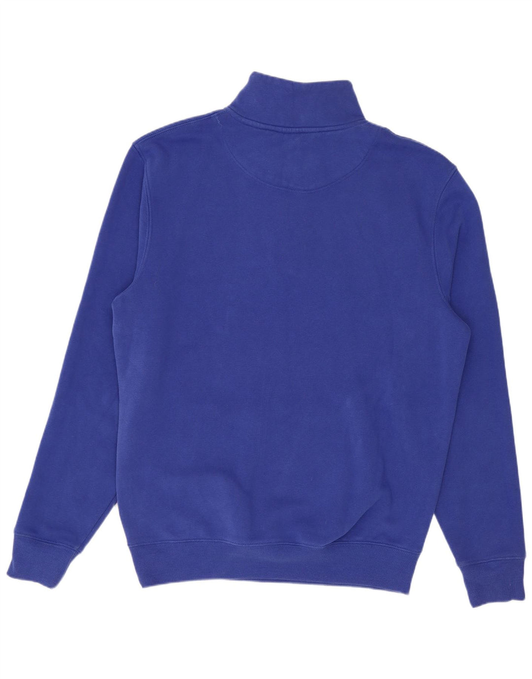 Joules Herre Zip Neck Sweatshirt Jumper Lille Blå Bomuld