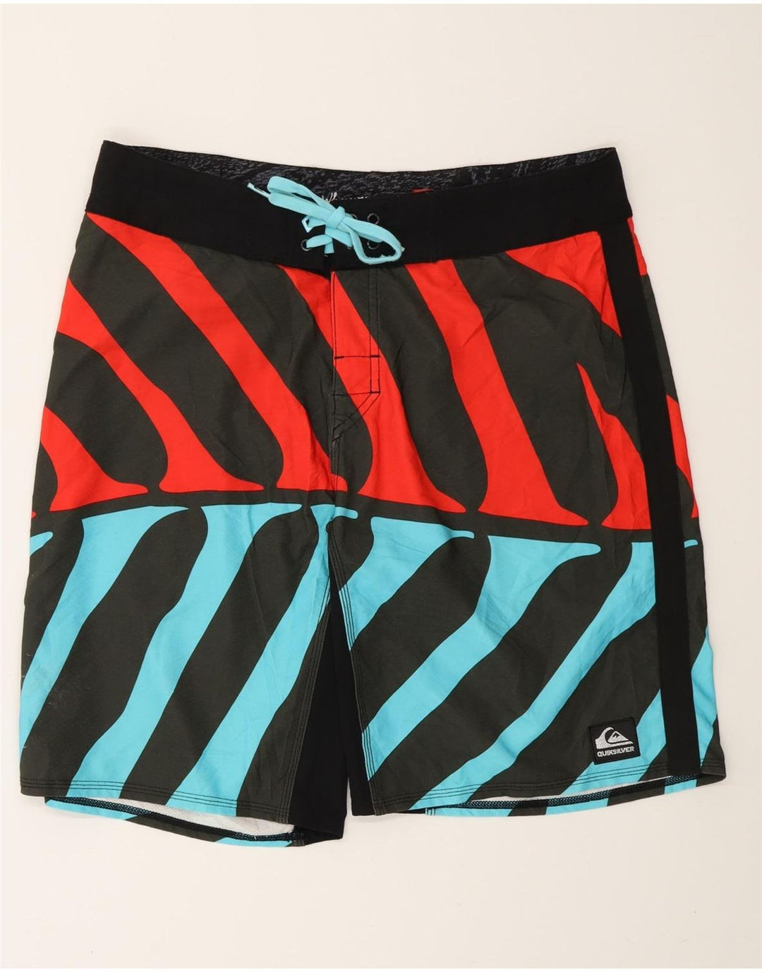 QUIKSILVER Badeshorts til mænd Stor flerfarvet stribet polyester