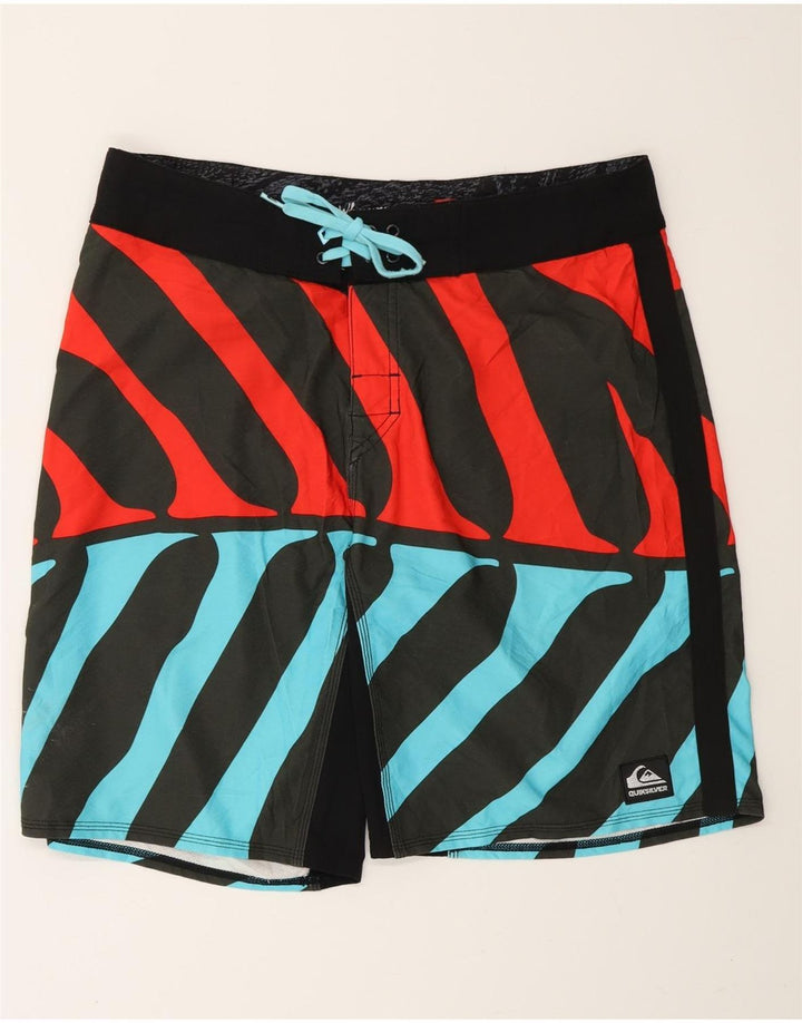 QUIKSILVER Badeshorts til mænd Stor flerfarvet stribet polyester