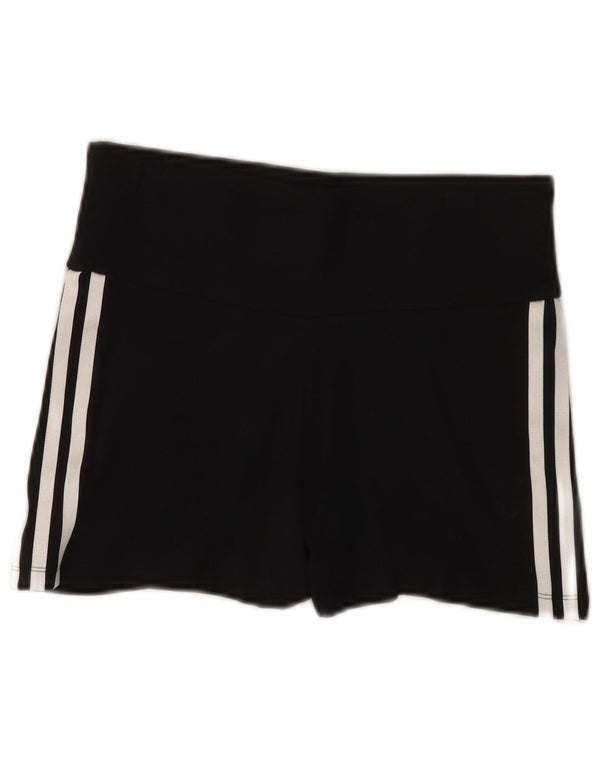Adidas sportsshorts til kvinder UK 12/14 medium sort bomuld