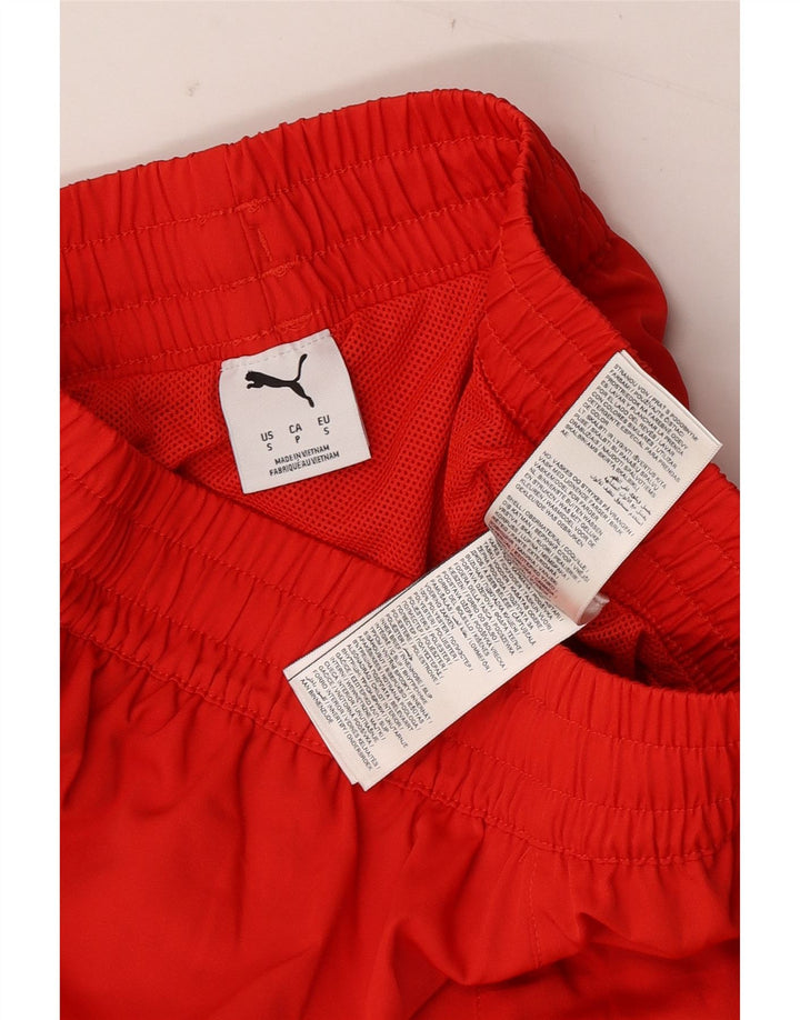 Puma grafiske sportsshorts til kvinder UK 8 Lille rød polyester