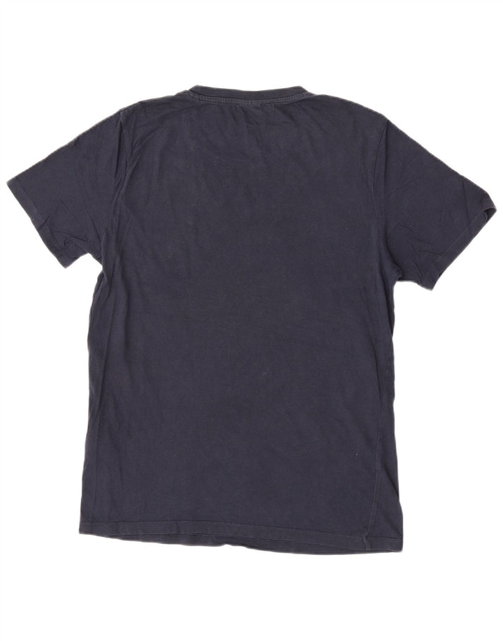 Jack & Jones Grafisk T-shirt top til kvinder Stor marineblå bomuld
