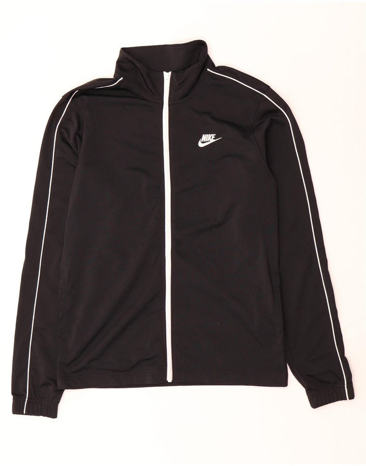 NIKE træningsdragt topjakke til kvinder UK 10 Lille sort polyester