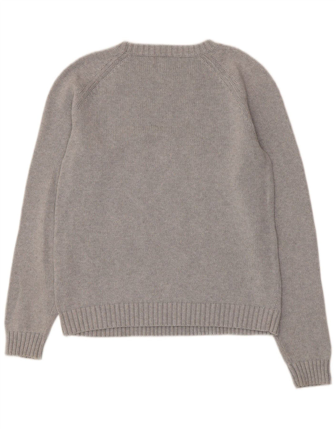 Lands End Dame Drifter Boat Neck Jumper Sweater UK 10/12 Medium Grey