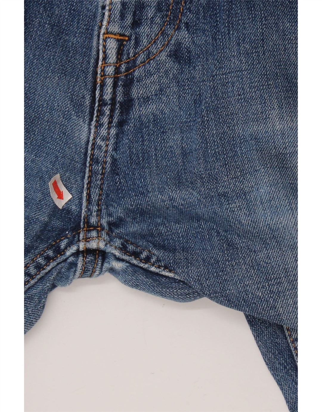 TOMMY HILFIGER Straight jeans til mænd W31 L32 blå bomuld