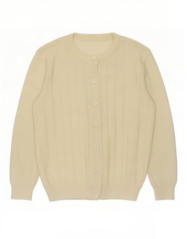 Vintage Womens Cardigan Sweater UK 16 Large Off White