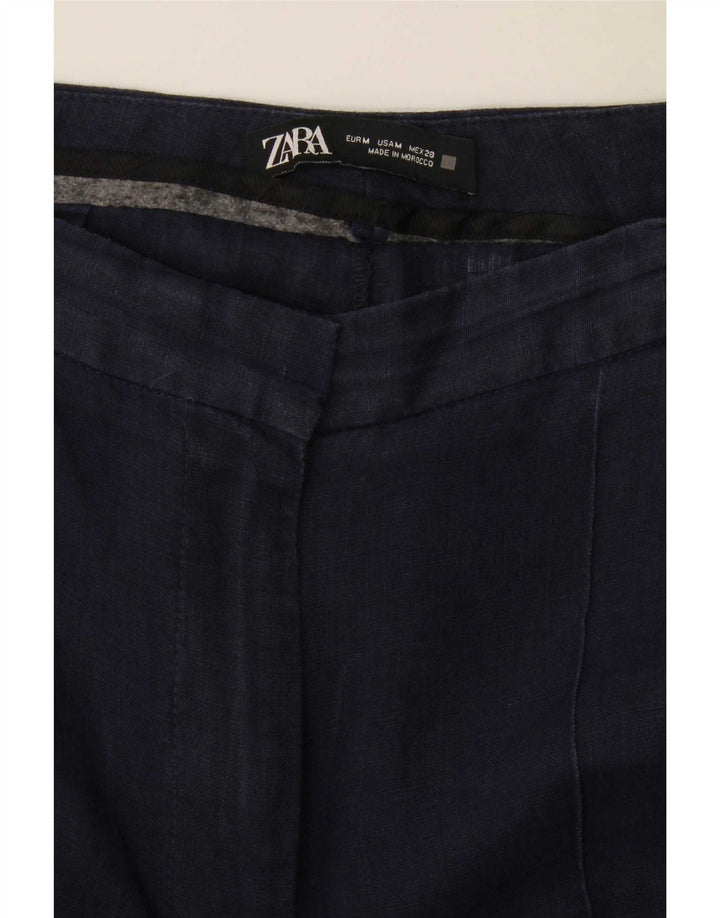 Zara Lige Chinobukser Medium W30 L31 Marineblå