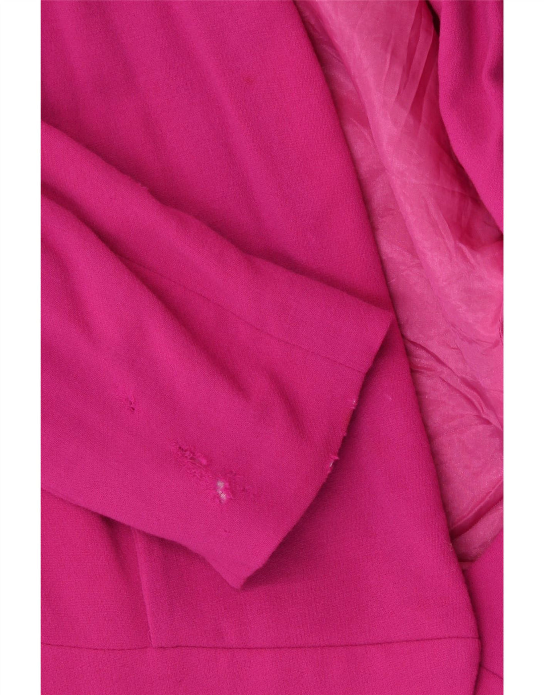 Elegance Dame Blazer Jacket UK 14 Medium Pink Uld